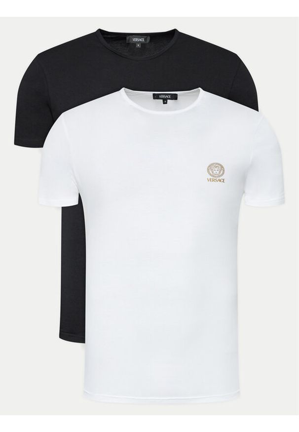 VERSACE - Versace Komplet t-shirtów AU10193 Kolorowy Slim Fit. Materiał: bawełna. Wzór: kolorowy