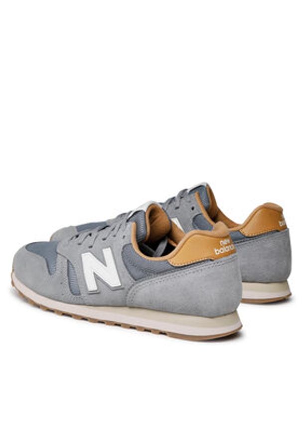 New Balance Sneakersy ML373WP2 Szary. Kolor: szary. Materiał: zamsz, skóra. Model: New Balance 373