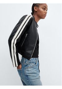 mango - Mango Kurtka z imitacji skóry Good 57095973 Czarny Regular Fit. Kolor: czarny. Materiał: skóra #5