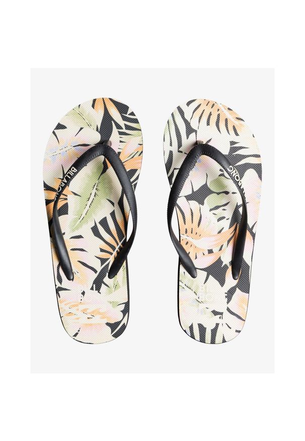 Japonki damskie Billabong Dama. Okazja: na plażę. Kolor: wielokolorowy. Styl: sportowy