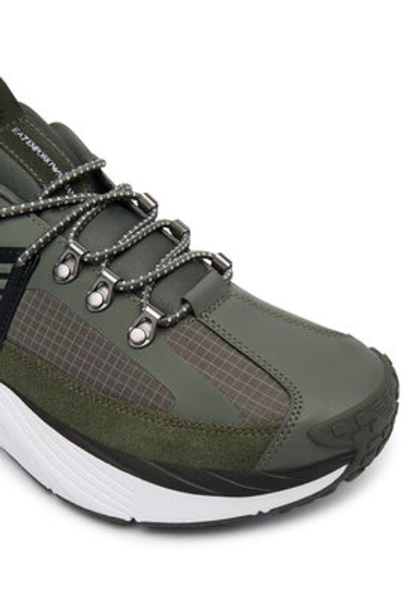 EA7 Emporio Armani Sneakersy 7X000352 AF18833 MZ150 Czarny. Kolor: czarny. Materiał: materiał