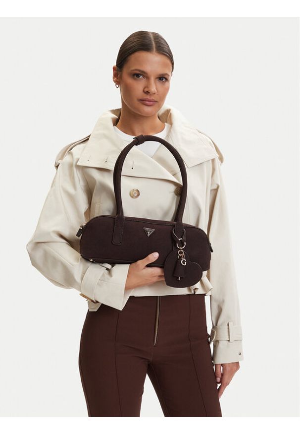 Guess Torebka Isobel HWSG99 32080 Brązowy. Kolor: brązowy. Materiał: skórzane