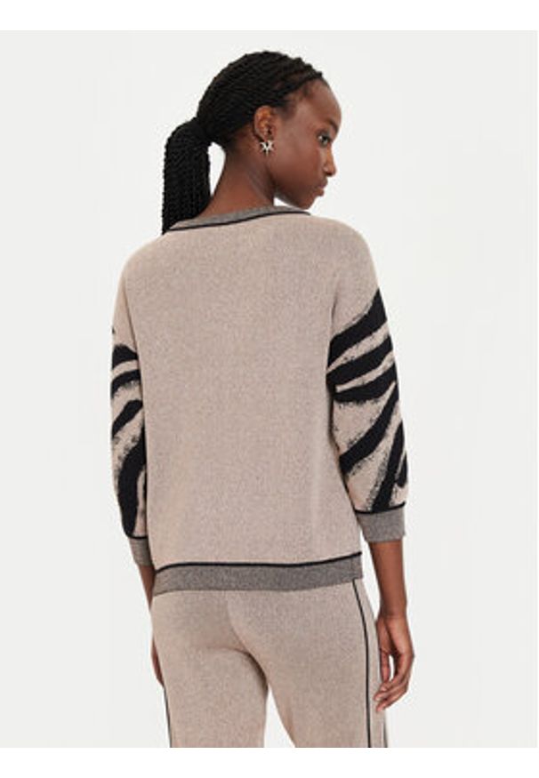 Liu Jo Sport Sweter TF4110 MS49I Czarny Regular Fit. Kolor: czarny. Materiał: wiskoza. Styl: sportowy