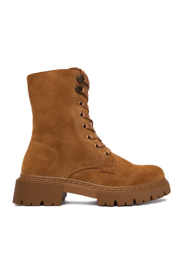 Jenny Fairy Trzewiki WS5899-04 Brązowy. Kolor: brązowy. Materiał: skóra