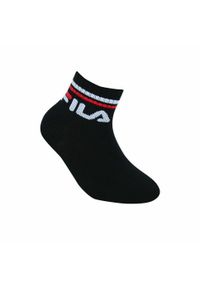 Skarpety Fila Fila Quarter Plain N Czarny. Kolor: czarny. Sport: outdoor