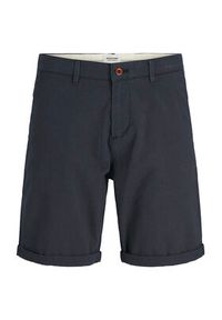 Jack & Jones - Jack&Jones Szorty materiałowe Marco 12269494 Granatowy Regular Fit. Kolor: niebieski. Materiał: bawełna #5