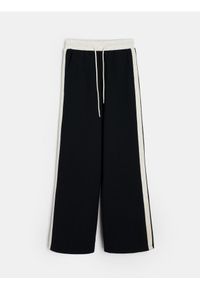 Sinsay - Spodnie wide leg z lampasami - wielobarwny #1