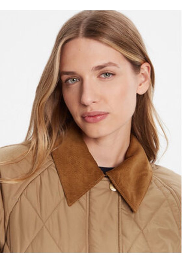 Barbour Kurtka przejściowa Martha LQU1840BE31 Brązowy Regular Fit. Kolor: brązowy. Materiał: syntetyk