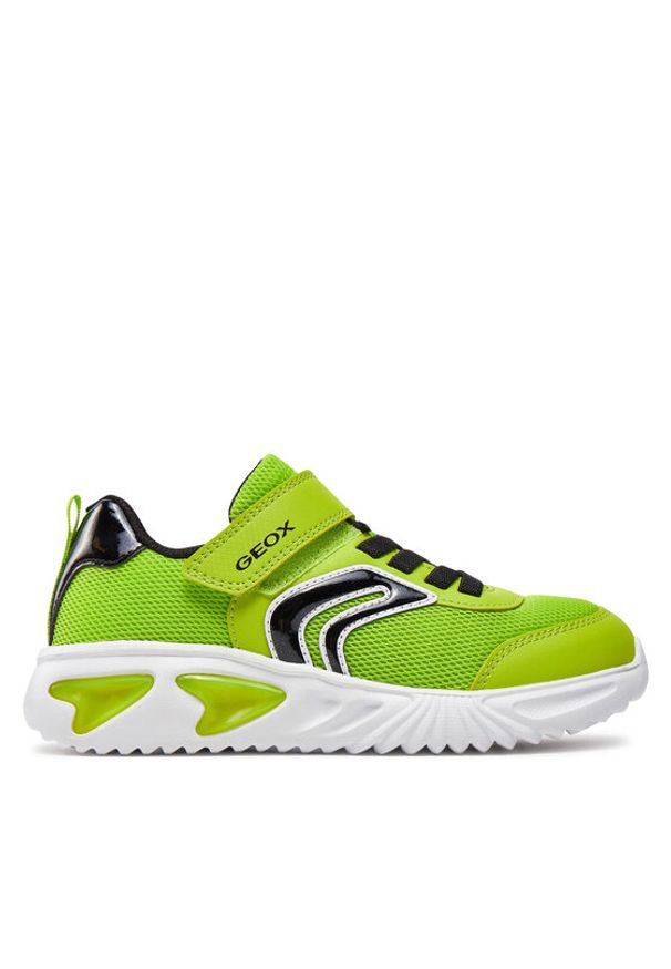 Geox Sneakersy J Assister Boy J45DZC 014CE C3707 D Zielony. Kolor: zielony. Materiał: mesh, materiał