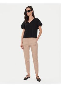 Sisley T-Shirt 3AIRL400M Czarny Regular Fit. Kolor: czarny. Materiał: bawełna #5