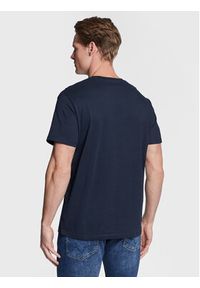 Pepe Jeans T-Shirt Rafa PM508673 Granatowy Regular Fit. Kolor: niebieski. Materiał: bawełna #5