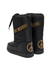 Love Moschino - LOVE MOSCHINO Śniegowce JA24032G0NISY000 Czarny. Kolor: czarny. Materiał: materiał #7