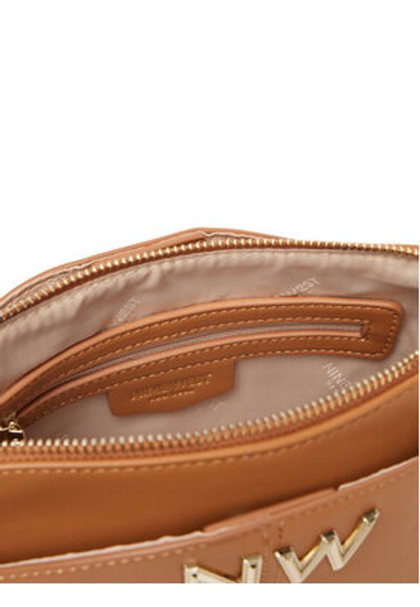 Nine West Torebka CEO-ISABELLA-S23599-1 Brązowy. Kolor: brązowy