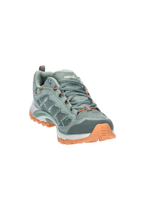 MEINDL - Buty damskie Meindl Caribe Lady GTX. Kolor: pomarańczowy, niebieski, wielokolorowy. Styl: sportowy