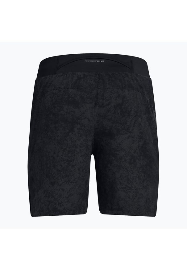 Spodenki do biegania męskie Under Armour Launch Pro 7" Printed. Kolor: czarny. Sport: bieganie
