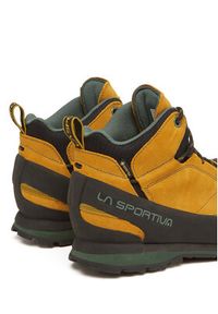 LA SPORTIVA - La Sportiva Trekkingi Boulder X Mid GTX ZFAS054E32E26 Żółty. Kolor: żółty. Materiał: zamsz, skóra. Sport: turystyka piesza #6