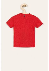 TOMMY HILFIGER - Tommy Hilfiger - T-shirt dziecięcy 74-176 cm. Okazja: na co dzień. Kolor: pomarańczowy. Materiał: bawełna, materiał, dzianina. Wzór: gładki. Styl: casual #3