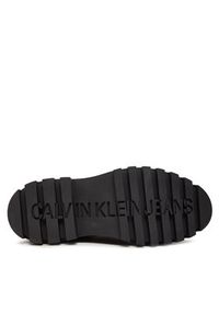 Calvin Klein Jeans Półbuty Flatform Laceup Derby Mg Mtl YW0YW01502 Czarny. Kolor: czarny. Materiał: skóra #6