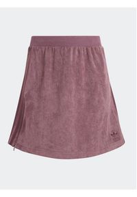 Adidas - adidas Spódnica dresowa adicolor Classics Suede HM1687 Bordowy Slim Fit. Kolor: czerwony. Materiał: syntetyk #4