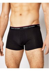 TOMMY HILFIGER - Tommy Hilfiger Komplet 3 par bokserek 3P Trunk 1U87903842 Czarny. Kolor: czarny. Materiał: bawełna