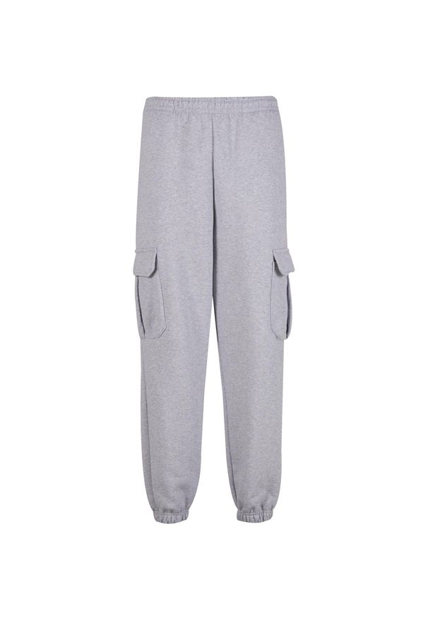 BUILD YOUR BRAND - Spodnie Do Biegania Cargo Dla Dorosłych Unisex 90s. Kolor: szary