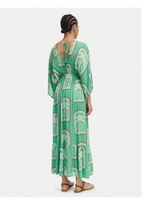 LOLA CASADEMUNT Sukienka letnia LS2616049 Zielony jasny Relaxed Fit. Kolor: zielony. Materiał: wiskoza. Sezon: lato #2