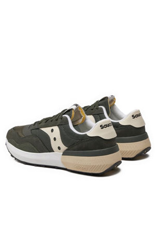 Saucony Sneakersy Jazz Nxt S70790-3 Khaki. Kolor: brązowy. Materiał: materiał