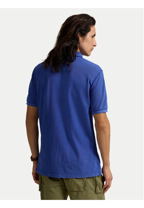 Polo Ralph Lauren Polo 710958188001 Niebieski Regular Fit. Typ kołnierza: polo. Kolor: niebieski. Materiał: bawełna