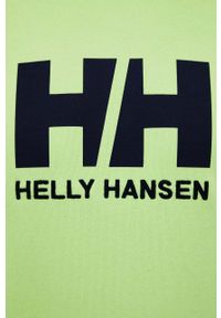 Helly Hansen bluza HH LOGO HOODIE 33977. Okazja: na co dzień. Kolor: zielony. Wzór: aplikacja. Styl: casual #5