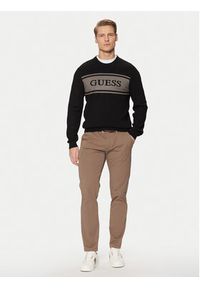 Guess Sweter M5RR13 Z3KK2 Czarny Regular Fit. Kolor: czarny. Materiał: syntetyk #4