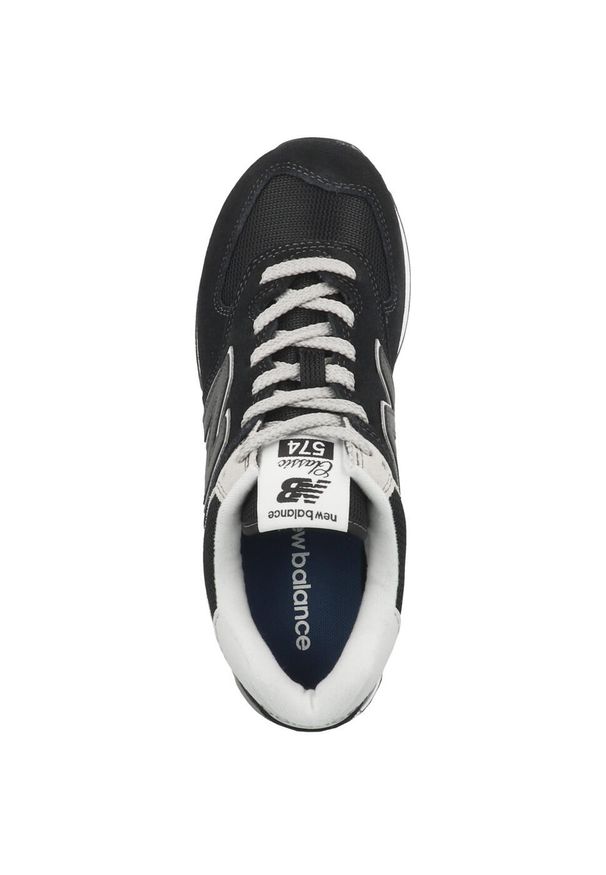 Buty do chodzenia damskie New Balance 574. Zapięcie: sznurówki. Kolor: wielokolorowy, czarny, szary. Materiał: materiał. Szerokość cholewki: normalna. Model: New Balance 574. Sport: turystyka piesza