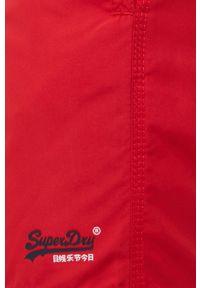 Superdry szorty kąpielowe kolor czerwony. Kolor: czerwony. Materiał: tkanina #4