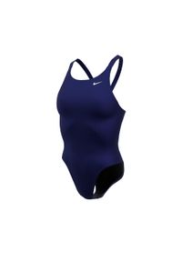 Strój pływacki jednoczęściowy damski Nike Hydrastrong Solid Fastback. Kolor: niebieski