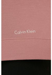 Calvin Klein Underwear t-shirt piżamowy kolor różowy. Kolor: różowy. Materiał: dzianina. Długość: krótkie