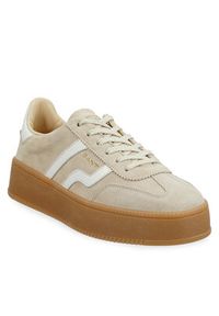 GANT - Gant Sneakersy 32533203 Beżowy. Kolor: beżowy. Materiał: skóra, zamsz #7