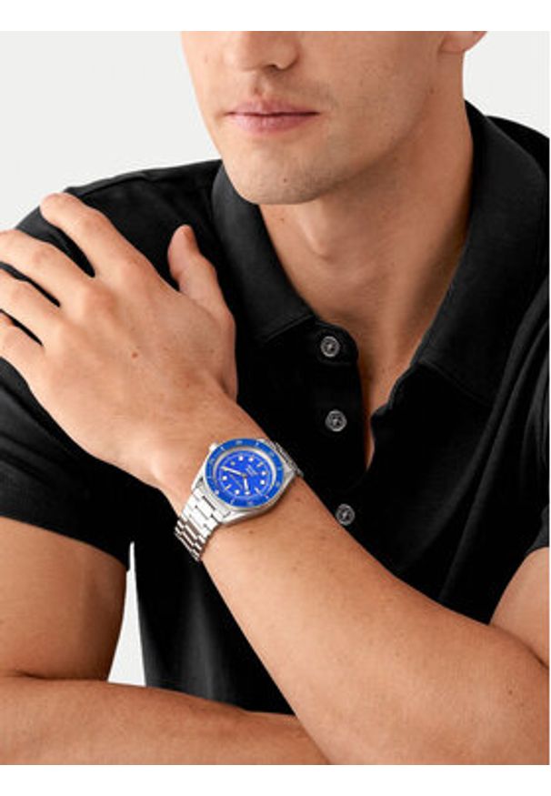 Michael Kors Zegarek Maritime MK9160 Srebrny. Kolor: srebrny