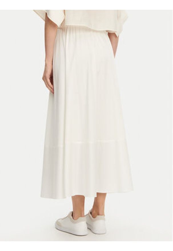 Max Mara Leisure Spódnica trapezowa Roal 2516771028 Biały Regular Fit. Kolor: biały. Materiał: bawełna