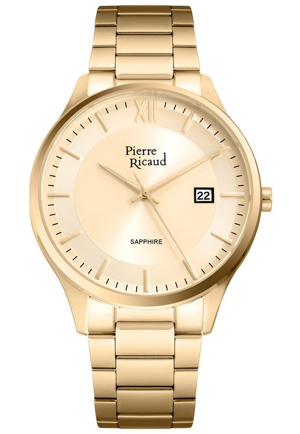 Zegarek męski Pierre Ricaud P97262.1161Q złoty. Kolor: złoty