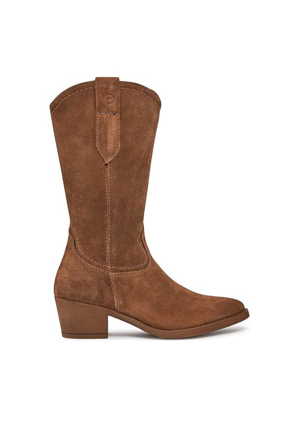 Botki Tamaris. Kolor: brązowy