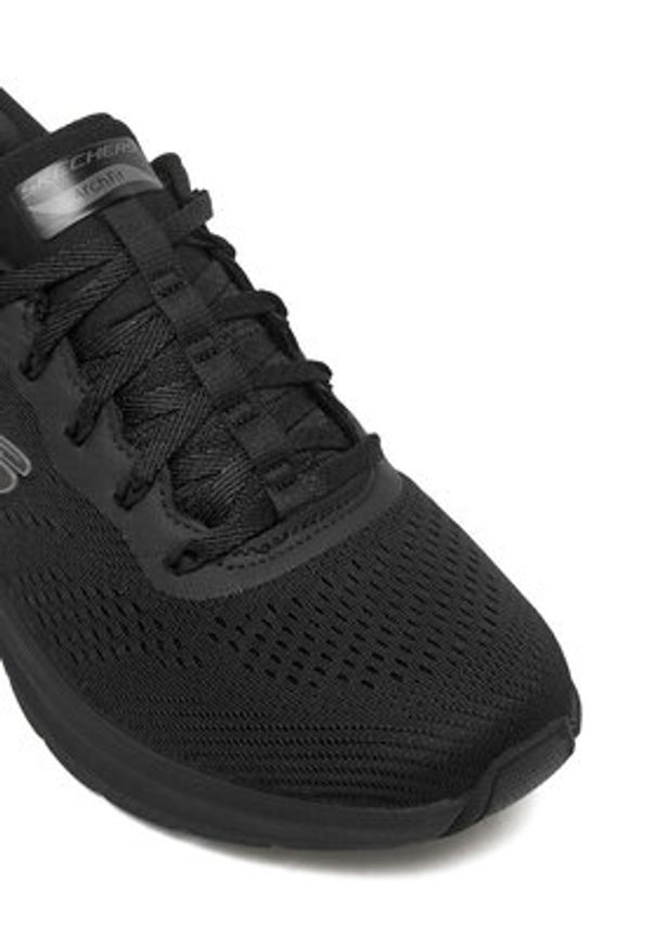 skechers - Skechers Sneakersy Arch Fit 2.0 150066/BBK Czarny. Kolor: czarny. Materiał: materiał