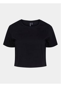 Pieces T-Shirt Sara 17146319 Czarny Oversize. Kolor: czarny. Materiał: bawełna #5