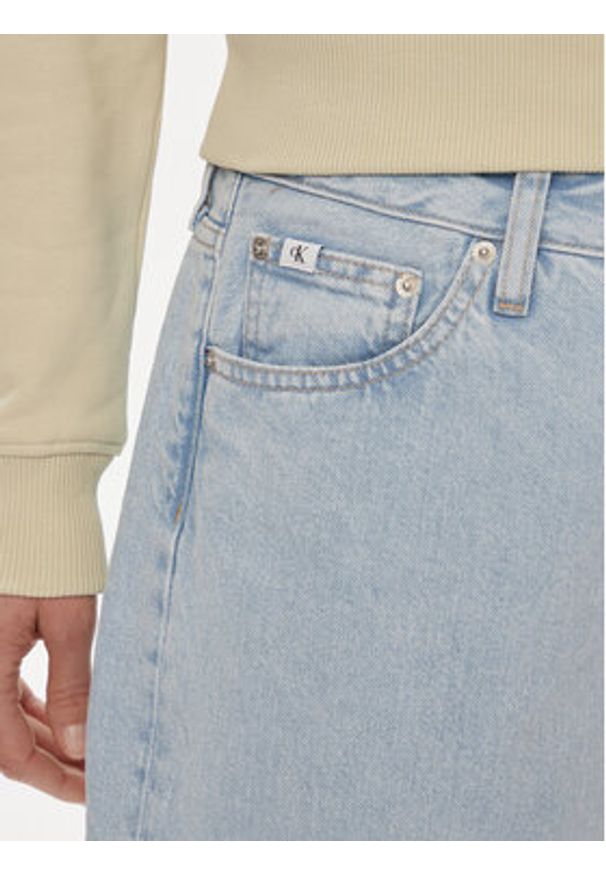 Calvin Klein Jeans Jeansy J20J223306 Błękitny Baggy Fit. Kolor: niebieski
