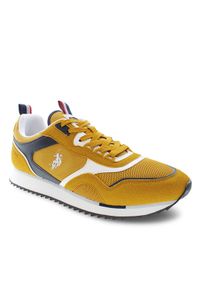 U.S. Polo Assn. Sneakersy Ethan ETHAN001 Żółty. Kolor: żółty. Materiał: materiał #1