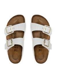 Birkenstock Klapki Arizona 1005294 Biały. Kolor: biały. Materiał: skóra #7