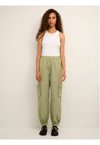 Karen by Simonsen Spodnie materiałowe Henley 10104316 Zielony Baggy Fit. Kolor: zielony. Materiał: bawełna #2