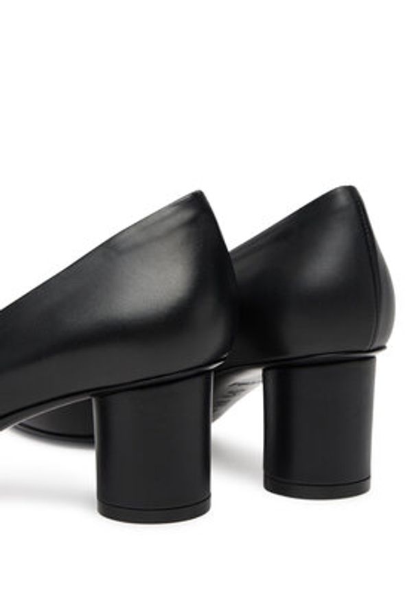 Pollini Czółenka SA10125M0NTC0000 Czarny. Kolor: czarny. Materiał: skóra