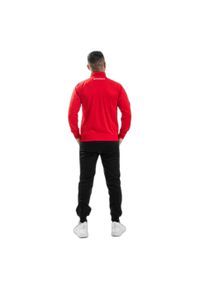 Givova One Polarfleece dres z pełnym zamkiem 4XS (chłopiec). Okazja: na uczelnię. Kolor: czerwony, czarny, wielokolorowy. Materiał: dresówka. Sezon: lato. Styl: sportowy