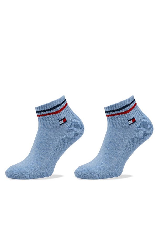 TOMMY HILFIGER - Tommy Hilfiger Skarpety krótkie 701228177 Niebieski. Kolor: niebieski. Materiał: bawełna