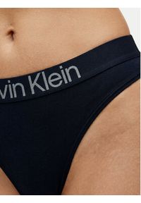 Calvin Klein Underwear Stringi LV00QD5292 Granatowy. Kolor: niebieski. Materiał: bawełna #2
