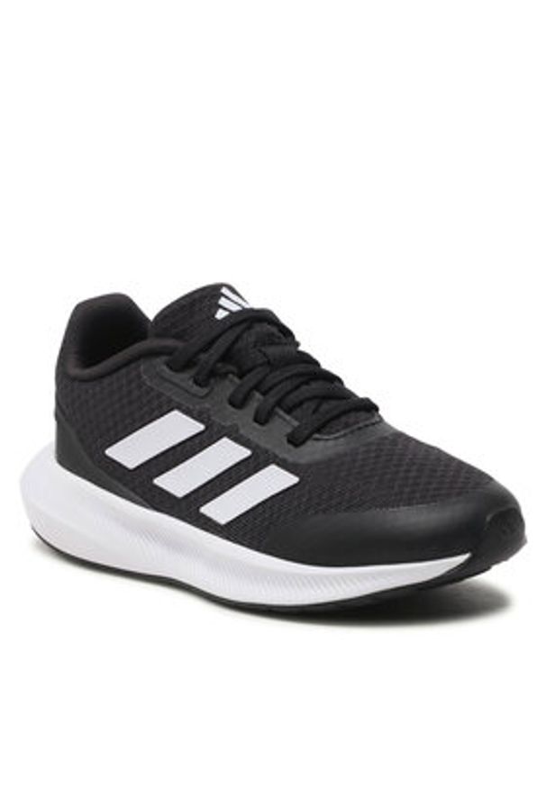 Adidas - adidas Buty do biegania RunFalcon 3 Sport Running Lace Shoes HP5845 Czarny. Kolor: czarny. Materiał: mesh, materiał. Sport: bieganie